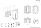 Dunavox Flow-17 Wijnkoelkast | 2 Zones Dunavox
