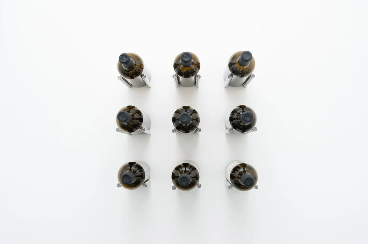 VintageView Vino Rails – Set voor 1 wijnfles