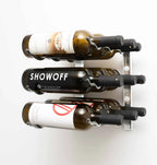 VintageView Rack 1 wandwijnrek 9 flessen Platinum