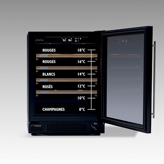 Artevino Oxygen wijnkoelkast – 98 flessen – Multizone Artevino